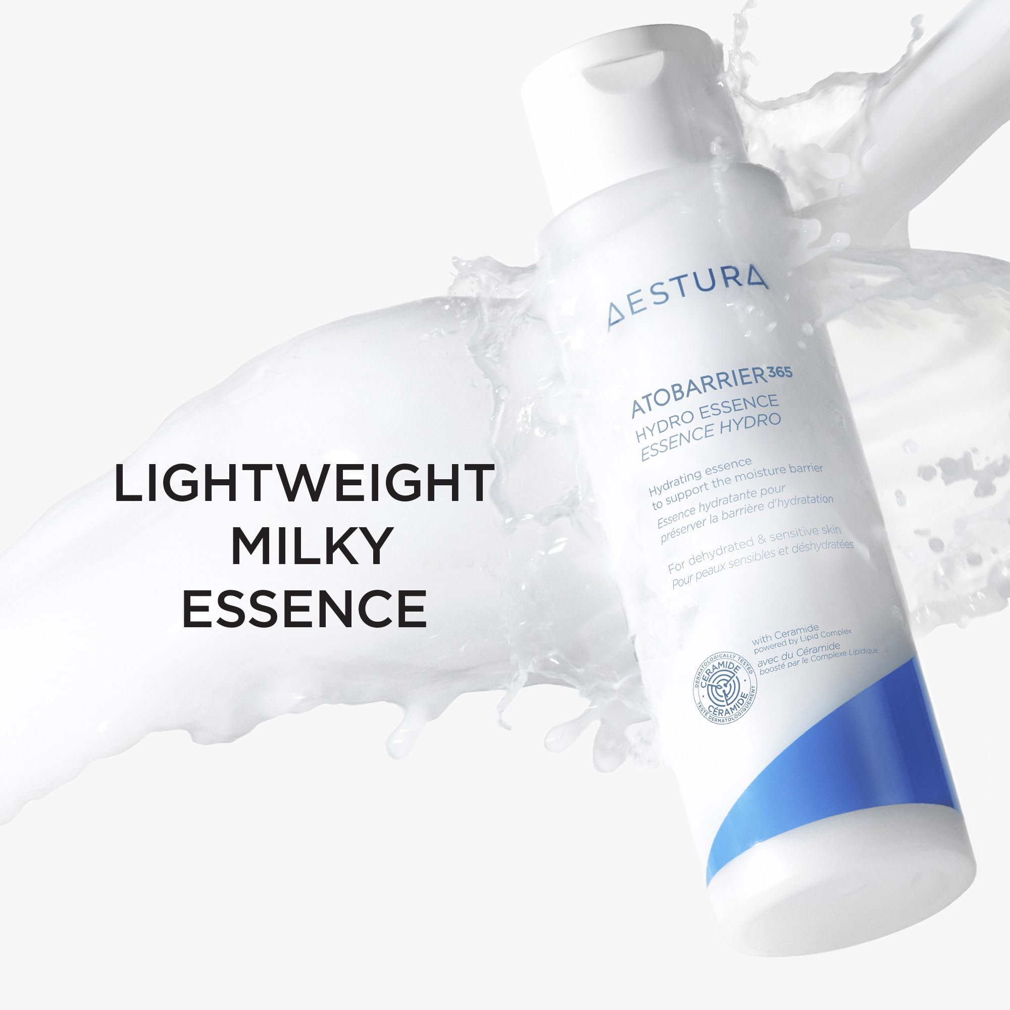 AESTURA ATOBARRIER365 Hydro Essence with Hydrating Amino Acids | Lightweight Formula, Deep Hydration, Suitable for Dry & Sensitive Skin, Non-Comedogenic, 200ML / 6.76 fl. oz.