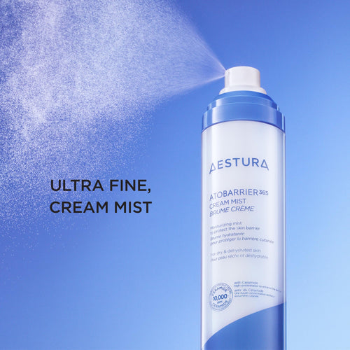 AESTURA ATOBARRIER365 Cream Mist with 10,000ppm Ceramides | Moisture Barrier Support, Ultra-Fine Moisturizing Mist, Suitable for Dry Skin | Korean Skin Care, 120ML / 4.06 fl.oz.